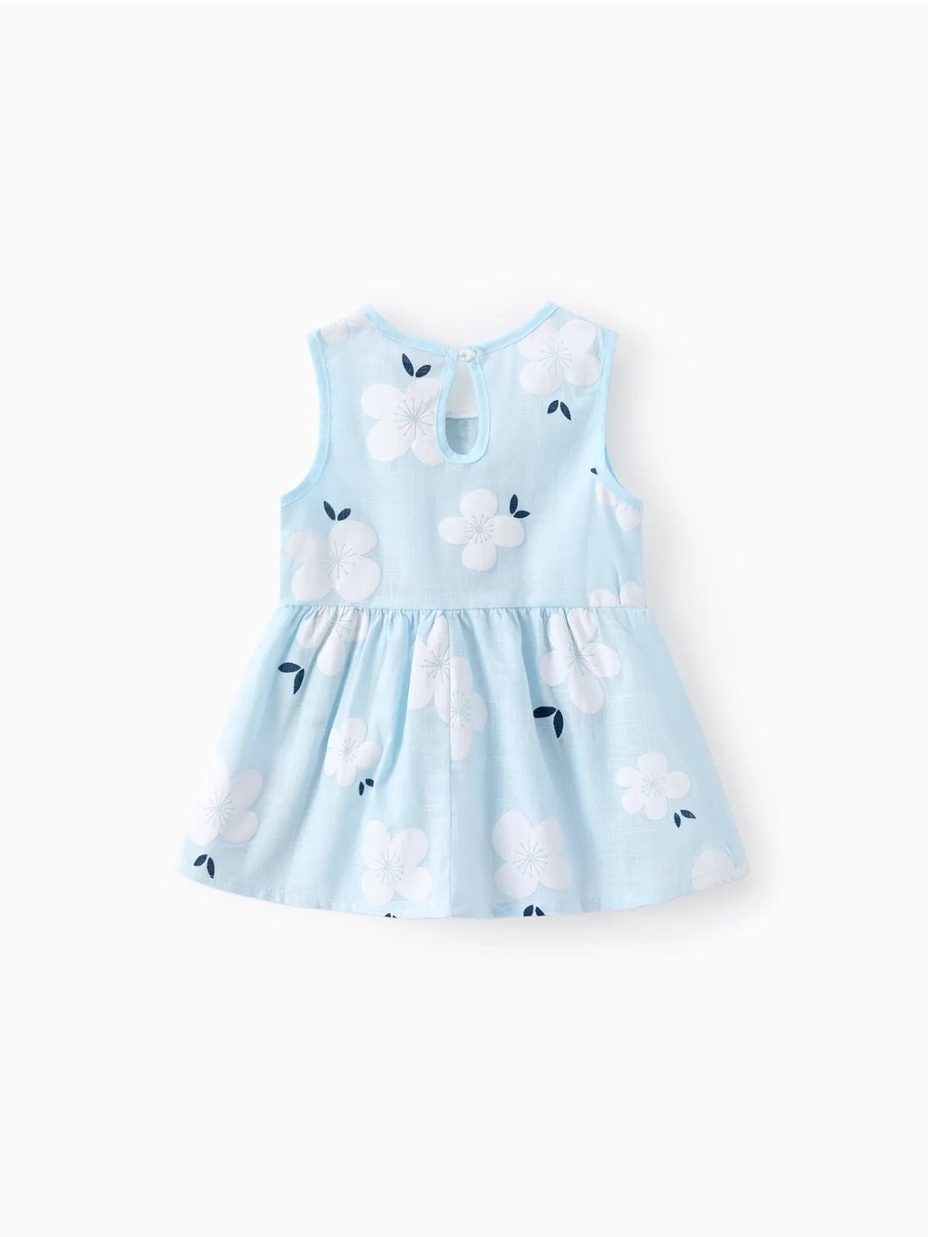 Ellie Cotton Floral Print Tank Dress For Baby Girl