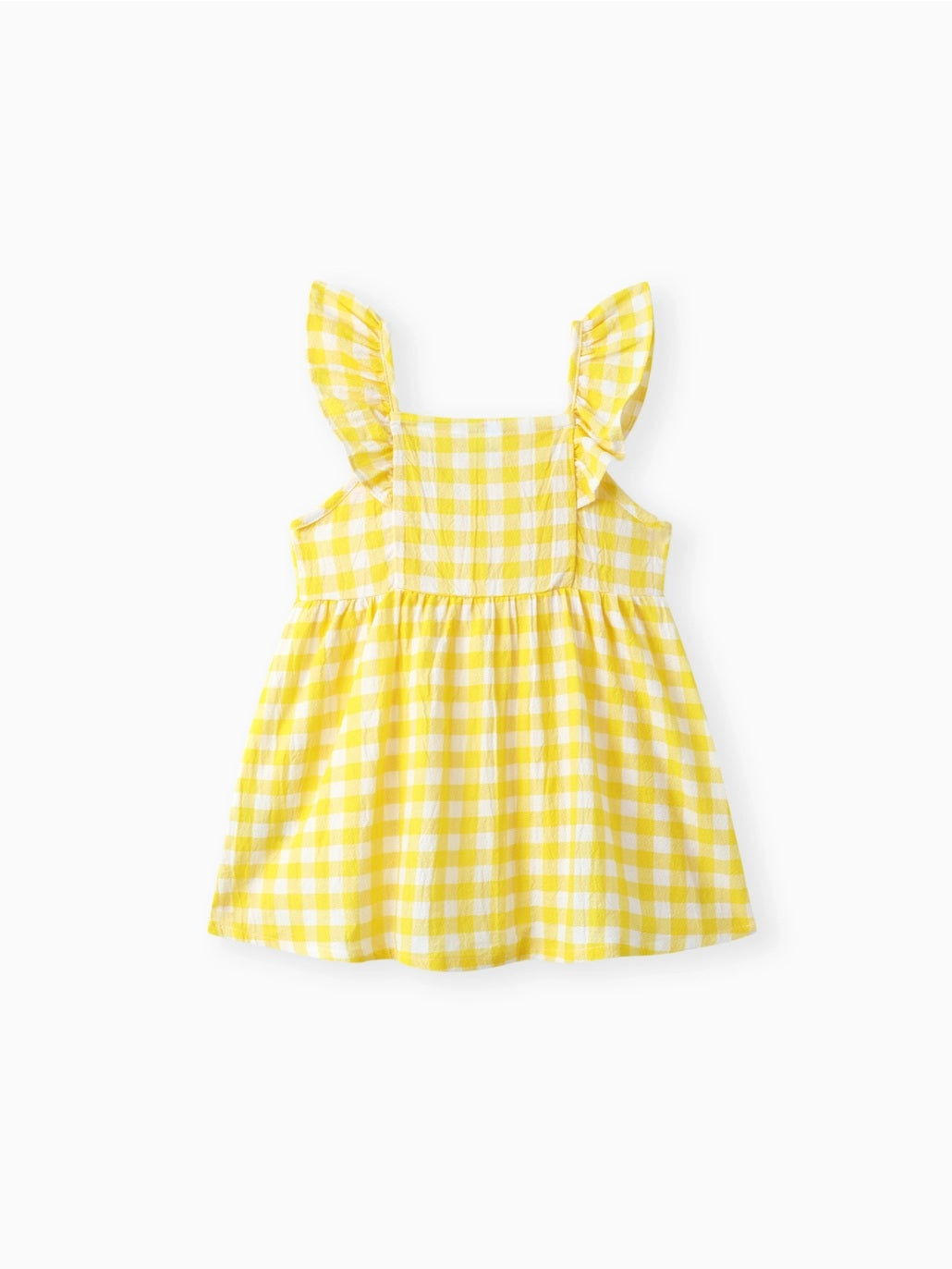 Plaid Cotton Dress For Baby Toddler