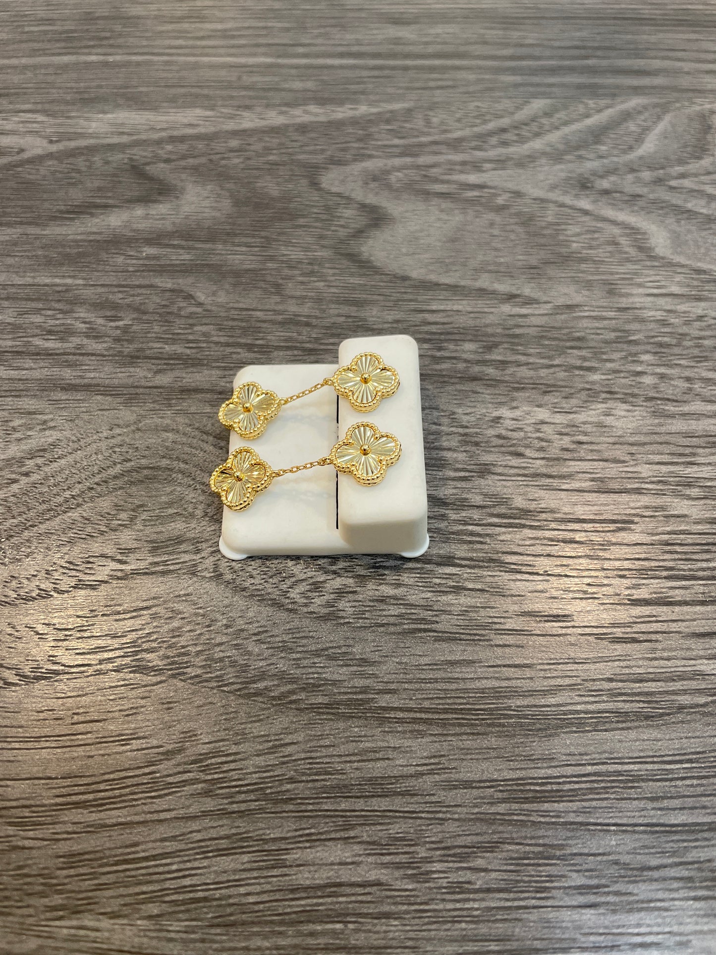 Double Alhambra Flora Earrings