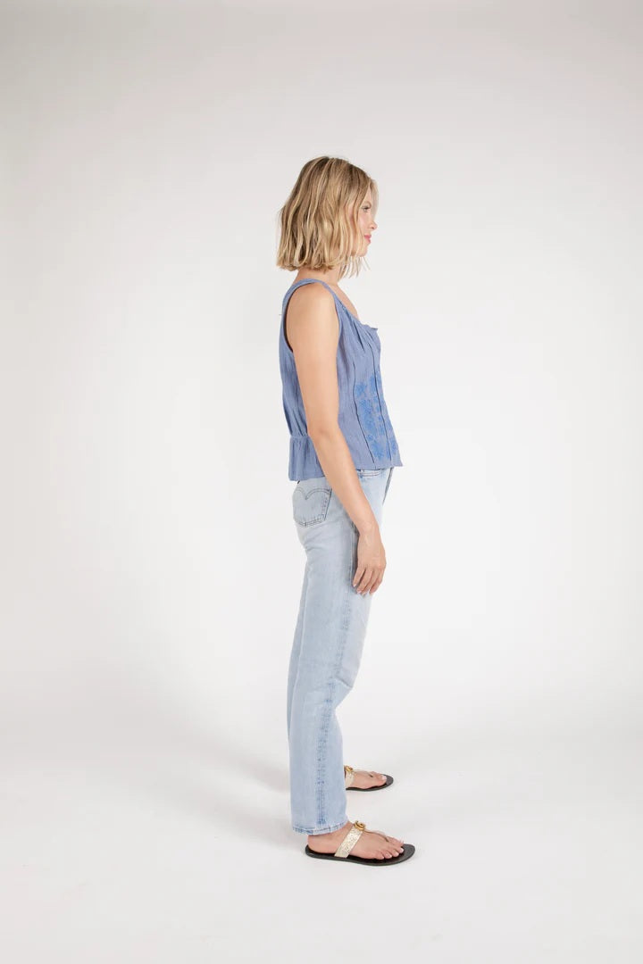 Nisha Embroidered Tank Top