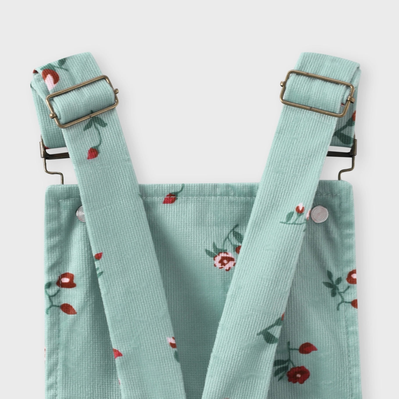 3-Piece Cotton Ribbed Ruffle Top, Romper & Headband