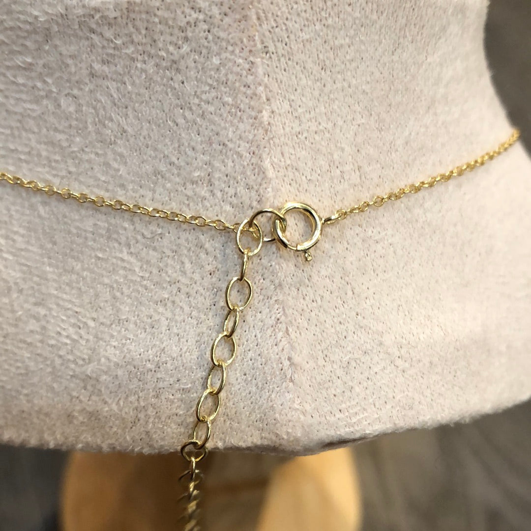 Baguette Fringe Necklace