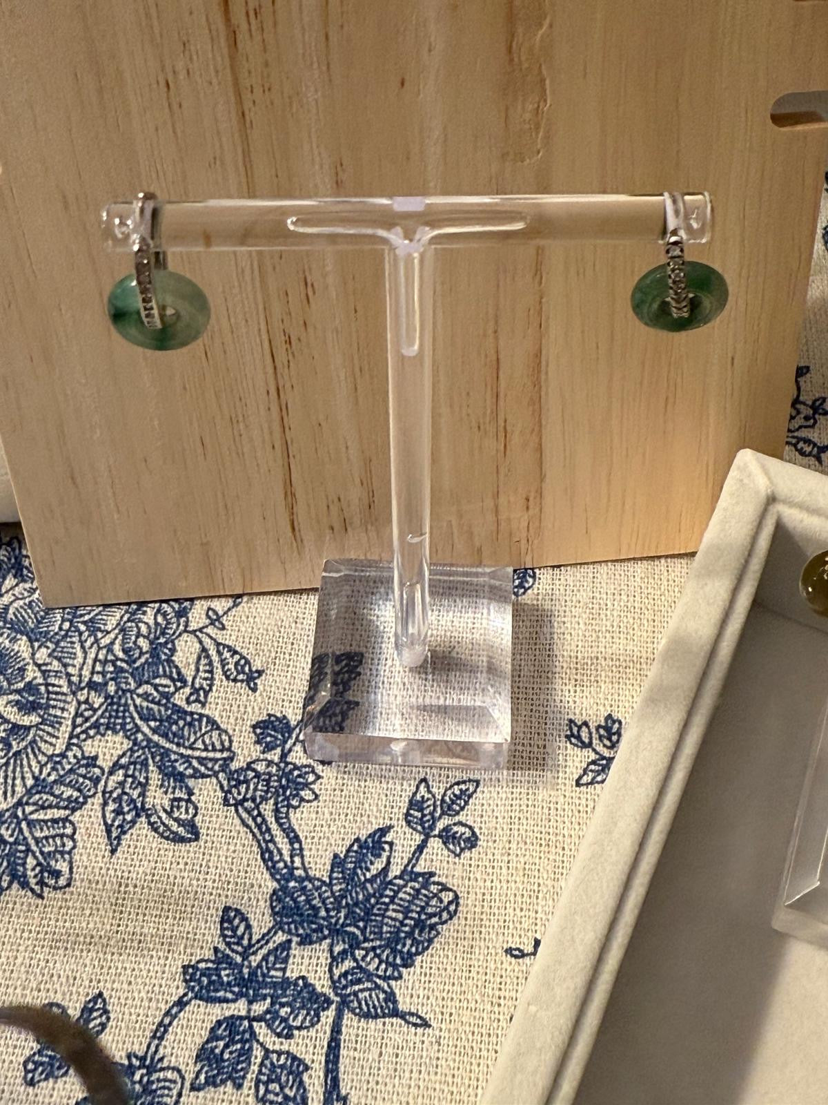 Nad Jade Hoop Earrings