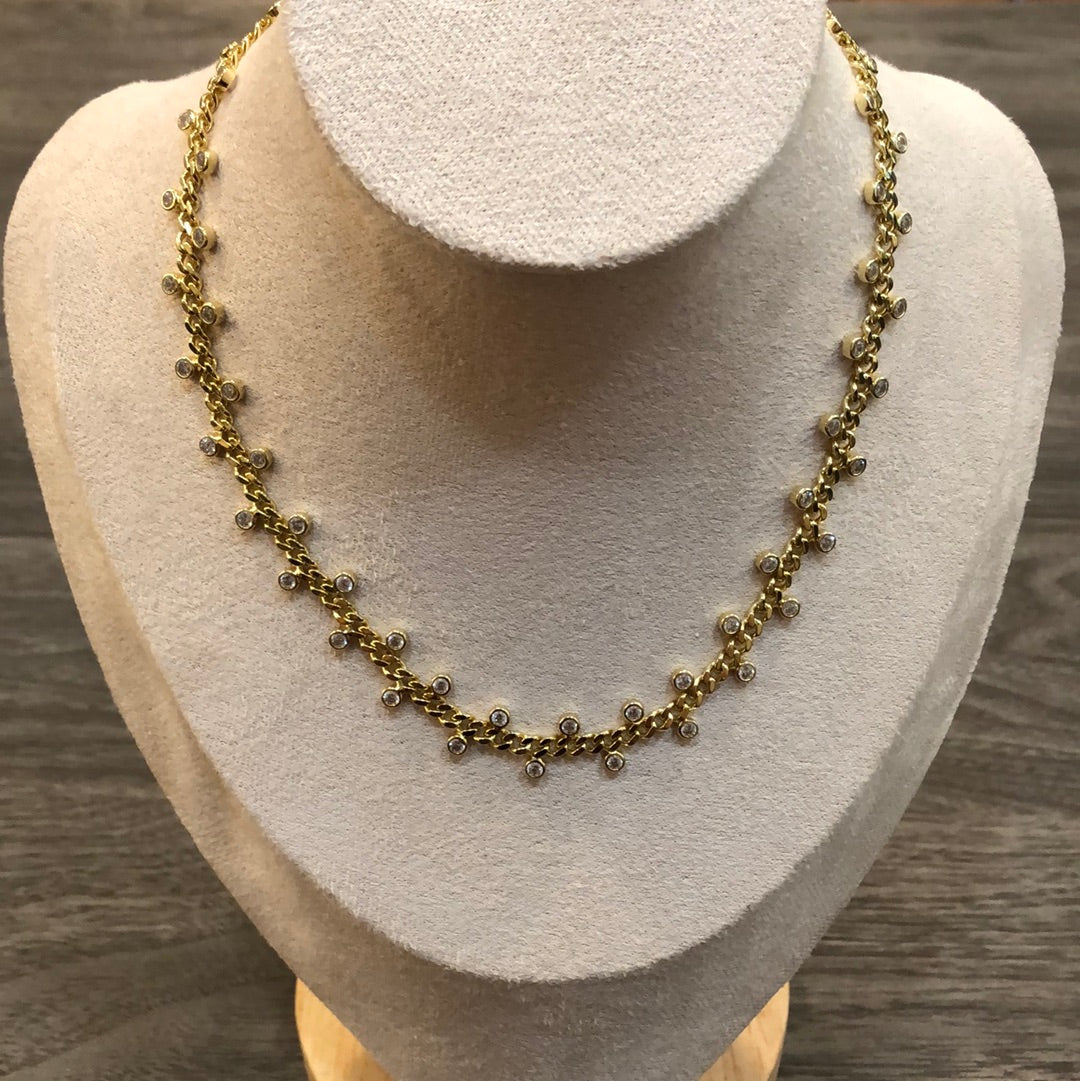Chain Diamond Necklace