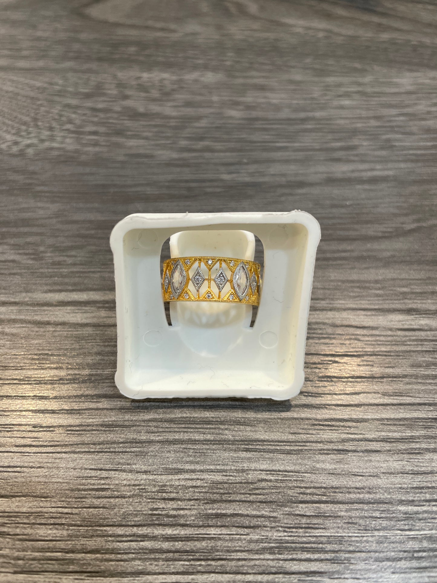 Open Design CZ Ring