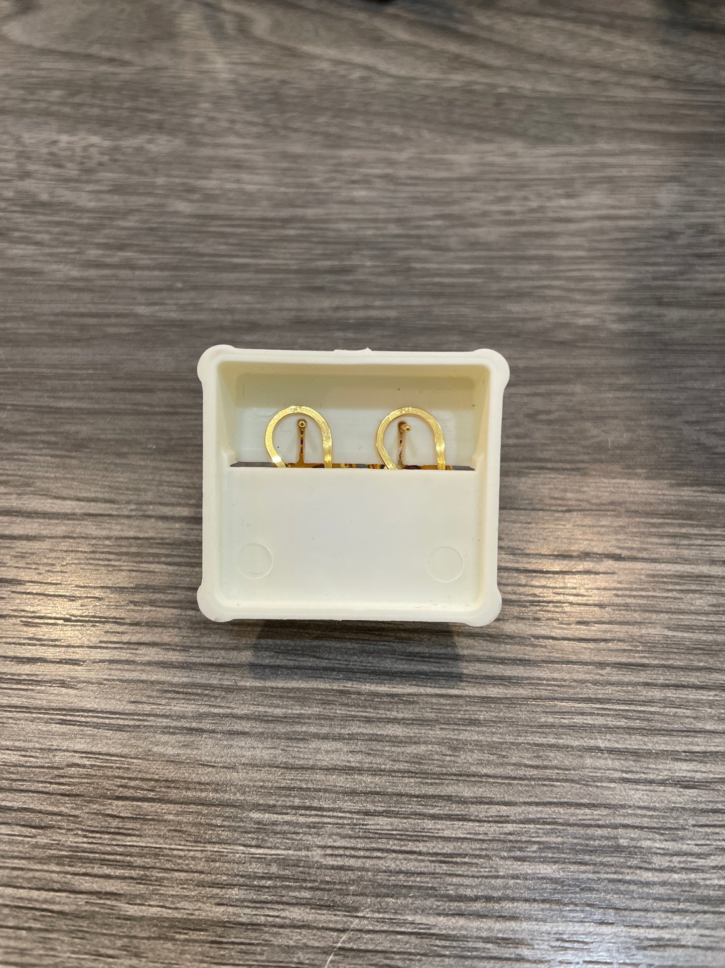 Triple Red Stone Fancy Earrings