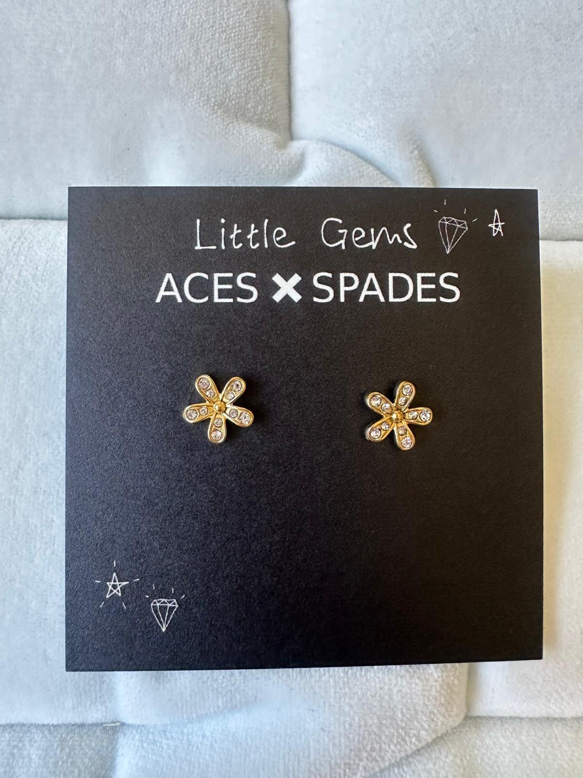 Little Gems By Aces x Spades, Twirl Earrings