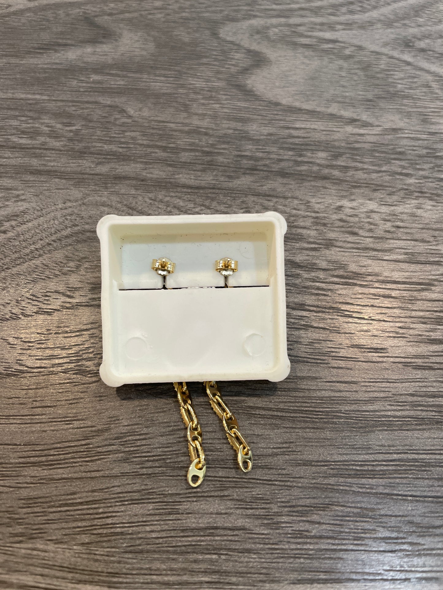 Long Belt CZ Earrings