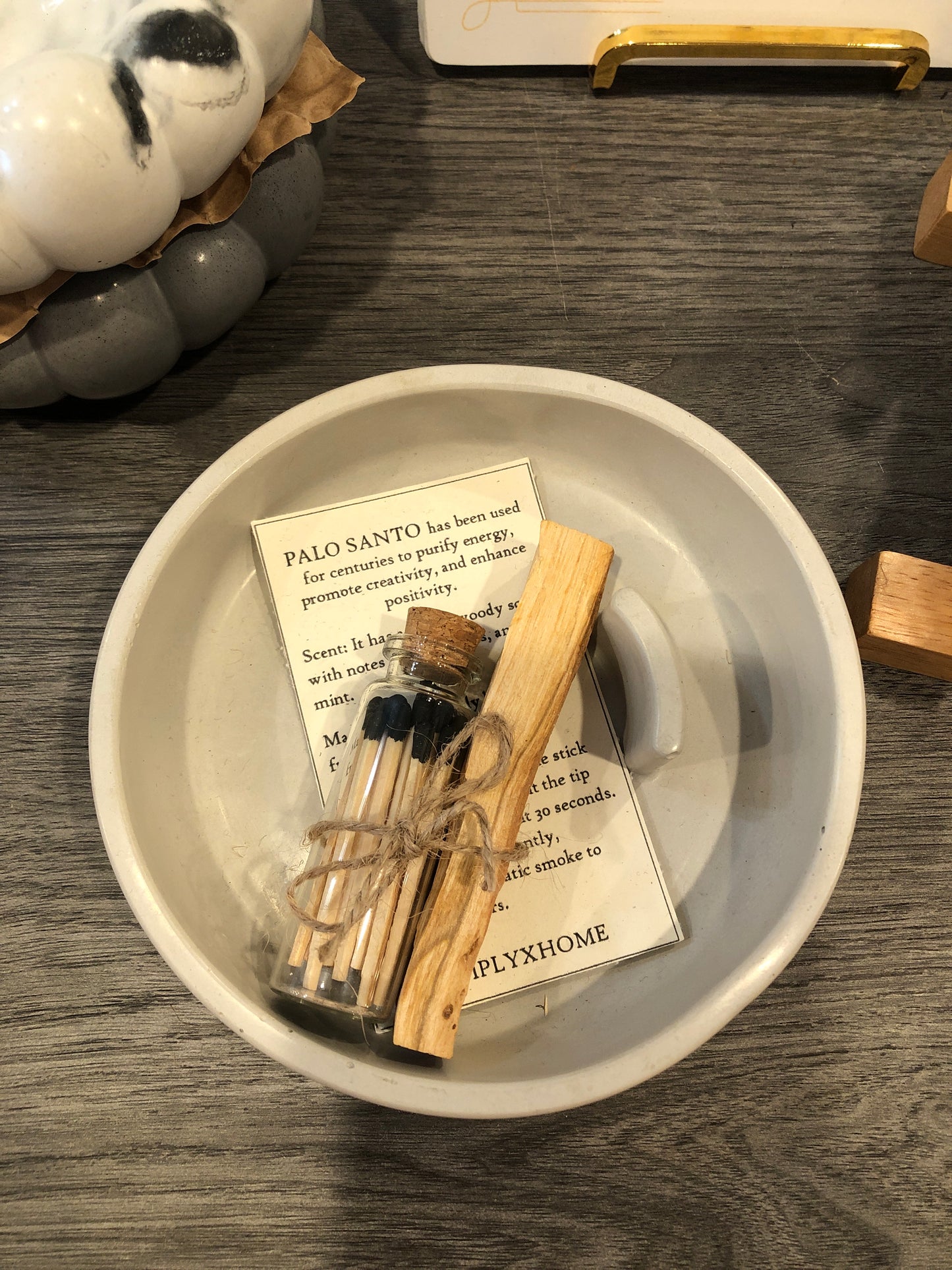 Palo Santo Tray
