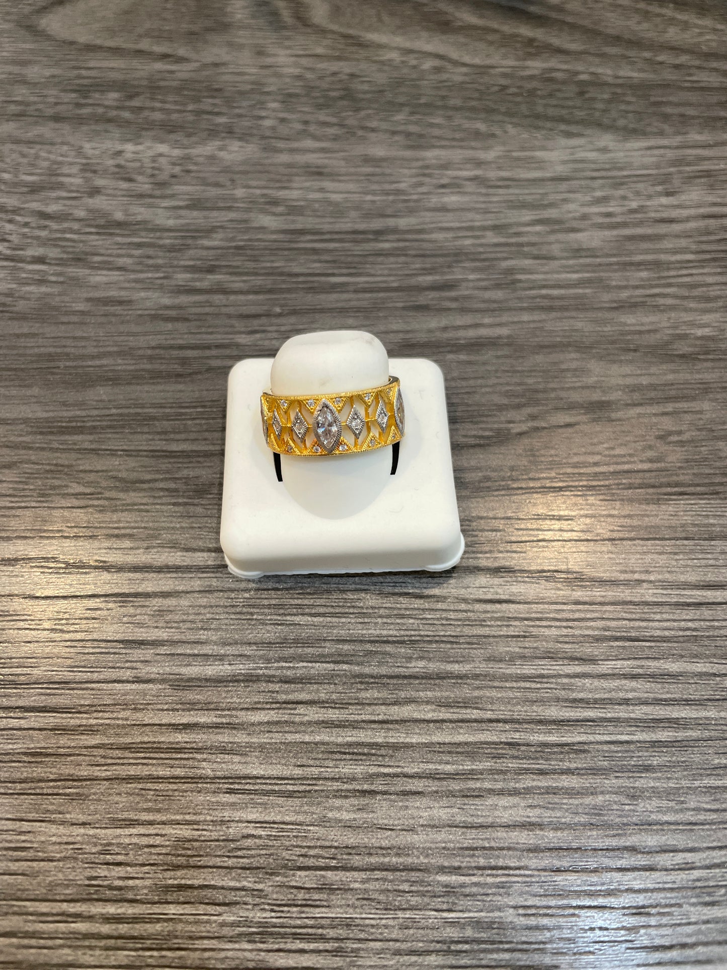 Open Design CZ Ring