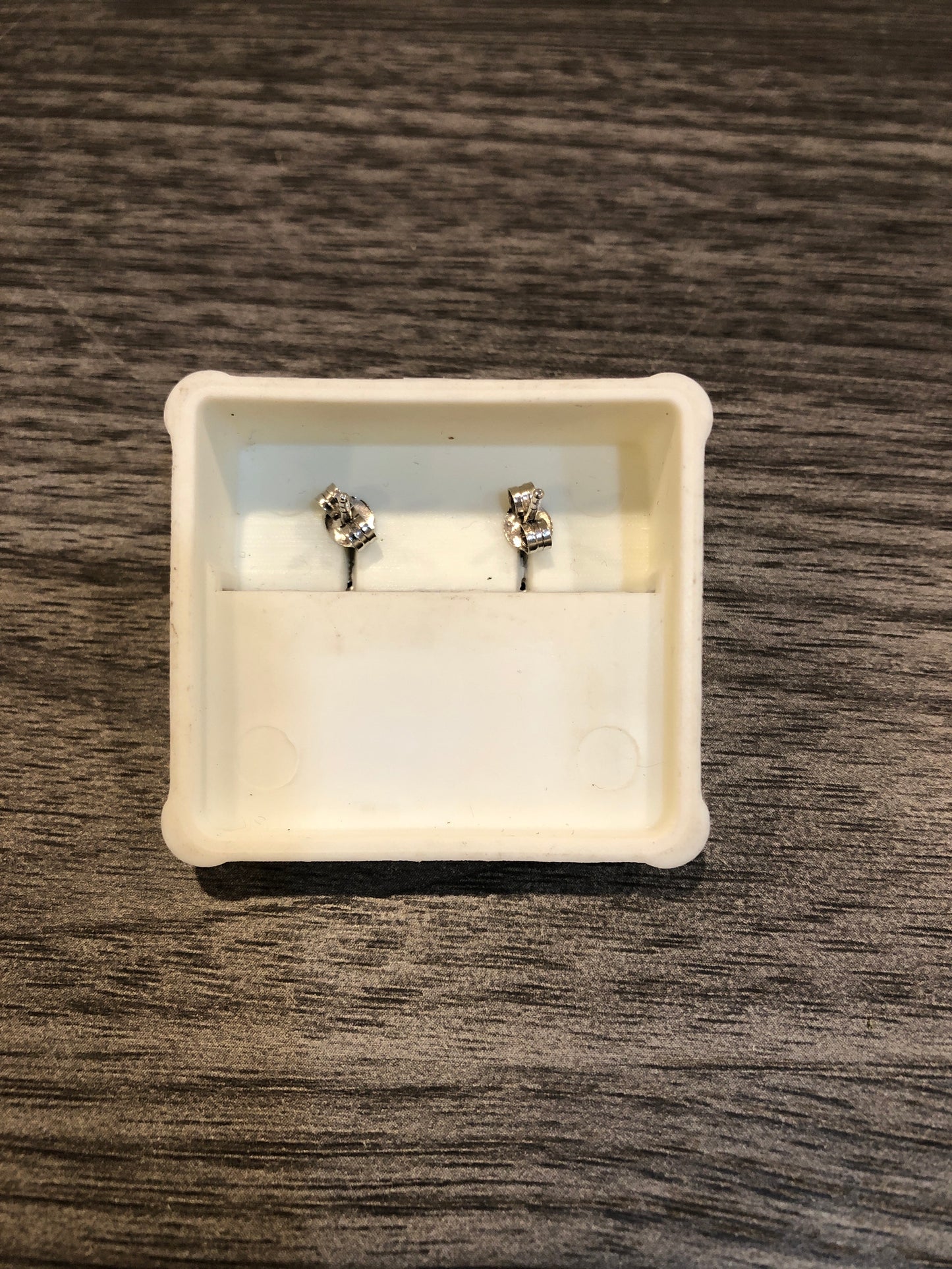 Diamond Two Tone CZ Earrings
