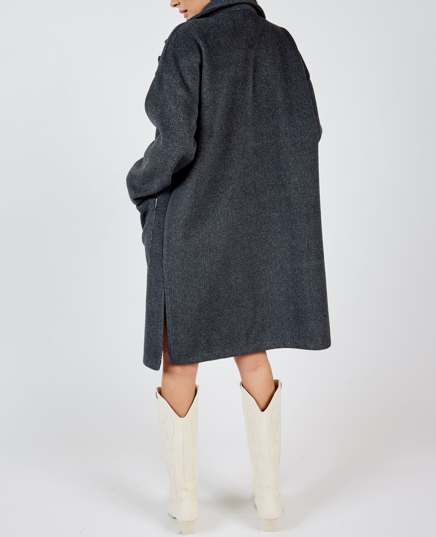 While It Lasts Open Front Coat