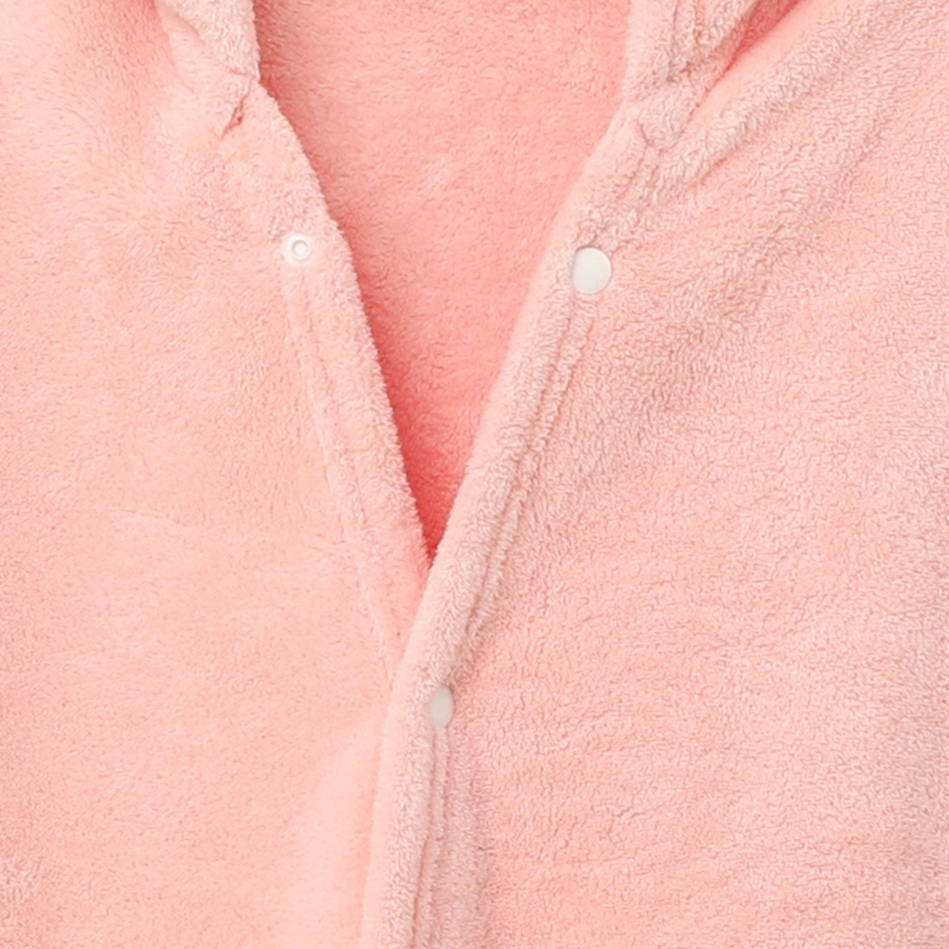 Hooded Rabbit Bath Pool Towel With Snap Closure For Toddler Kids