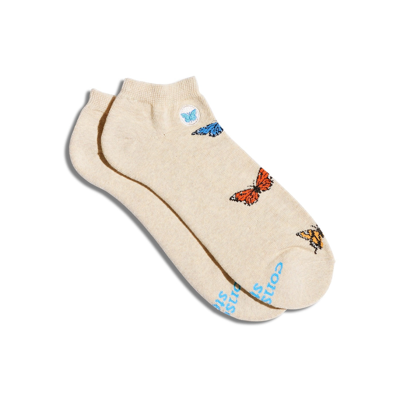 Conscious Step, Ankle Socks That Protect Butterflies - Butterfly Garden
