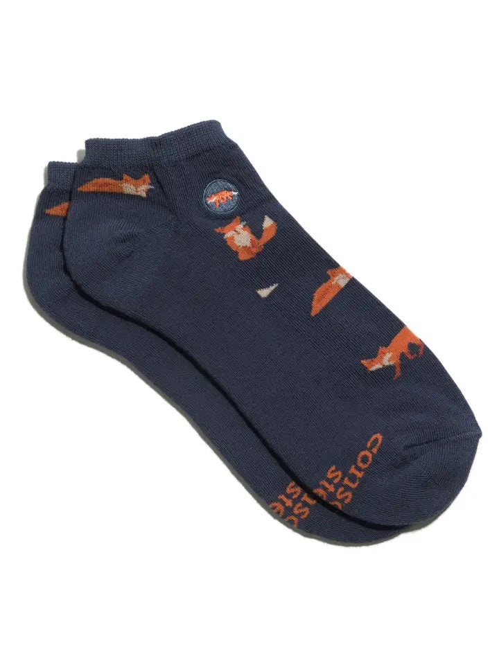Conscious Step, Ankle Socks That Protect Foxes - Feelin' Foxy