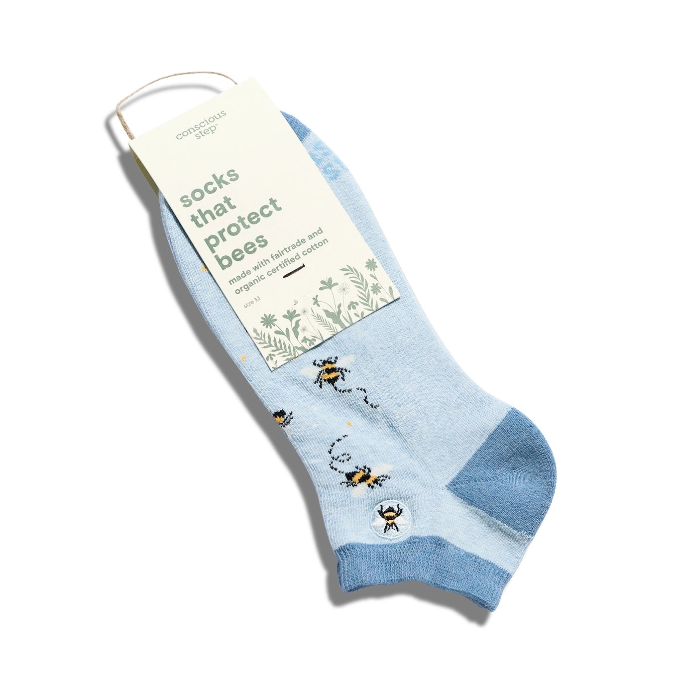 Conscious Step, Ankle Socks That Protect Bees - Bumble Bliss