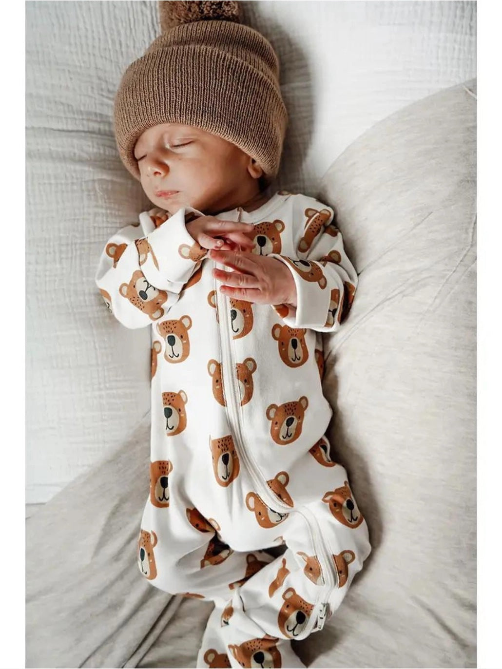 Baby Bear Organic 2-Way Zip Romper