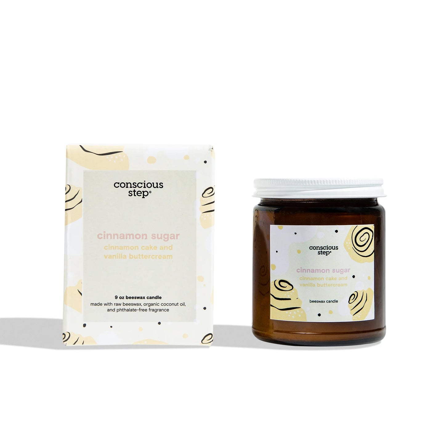 Conscious Step, Candles That Build Homes - Cinnamon Sugar - Boutique Dandelion