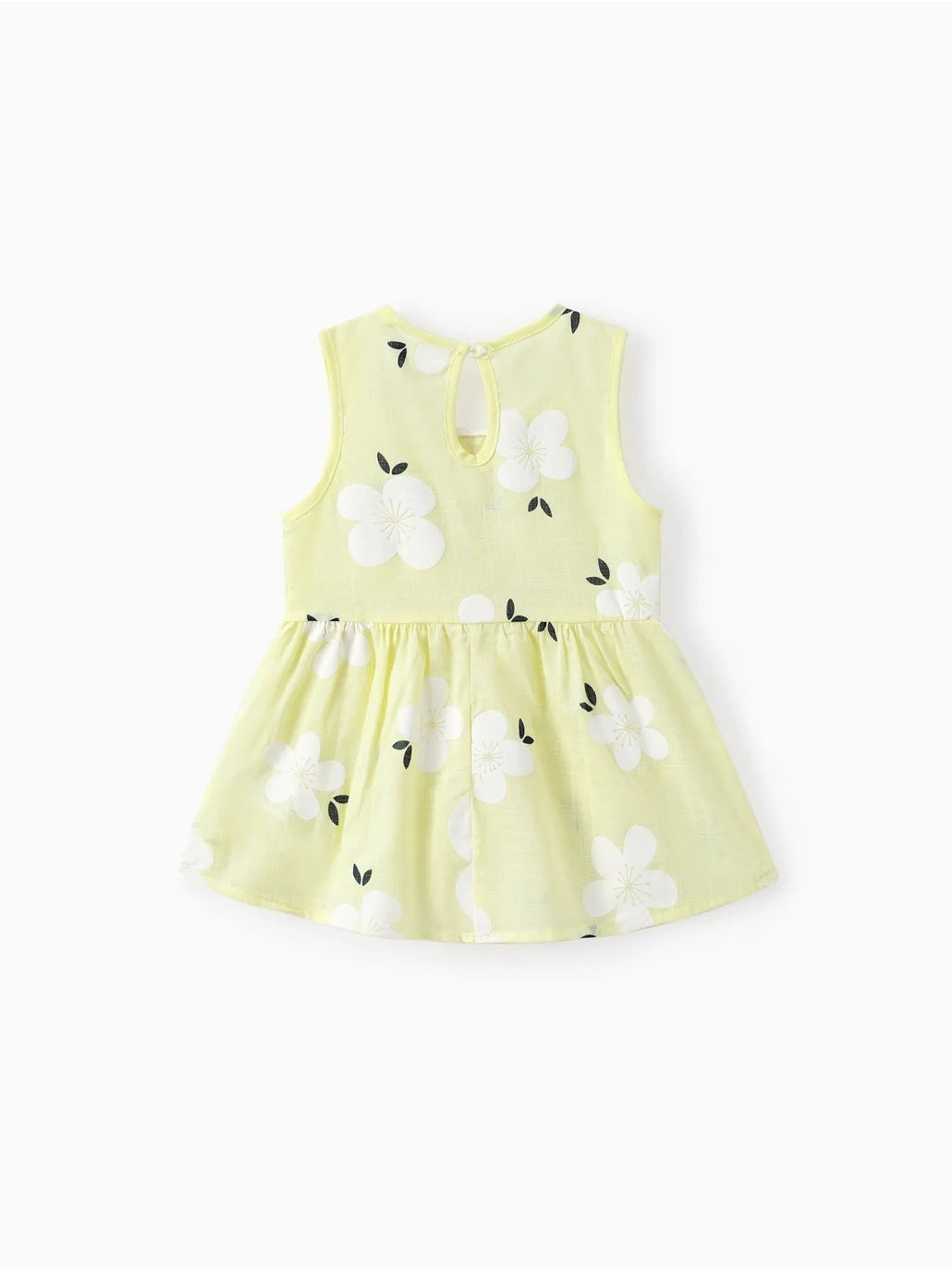 Ellie Cotton Floral Print Tank Dress For Baby Girl