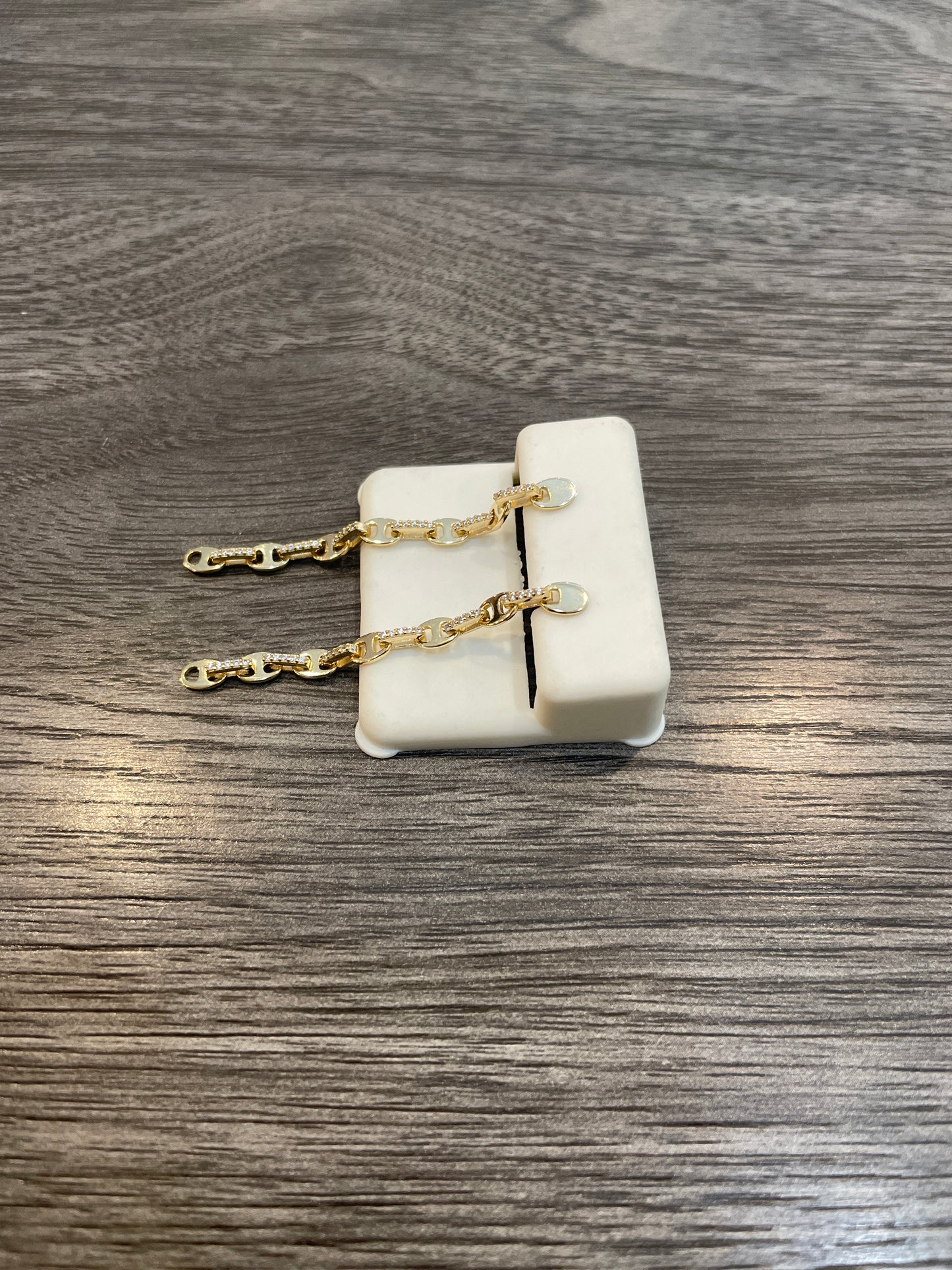 Long Belt CZ Earrings