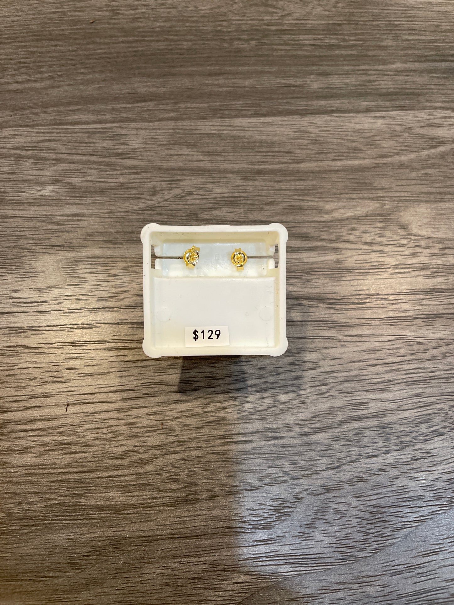 Medium Chain Hoop CZ Earrings