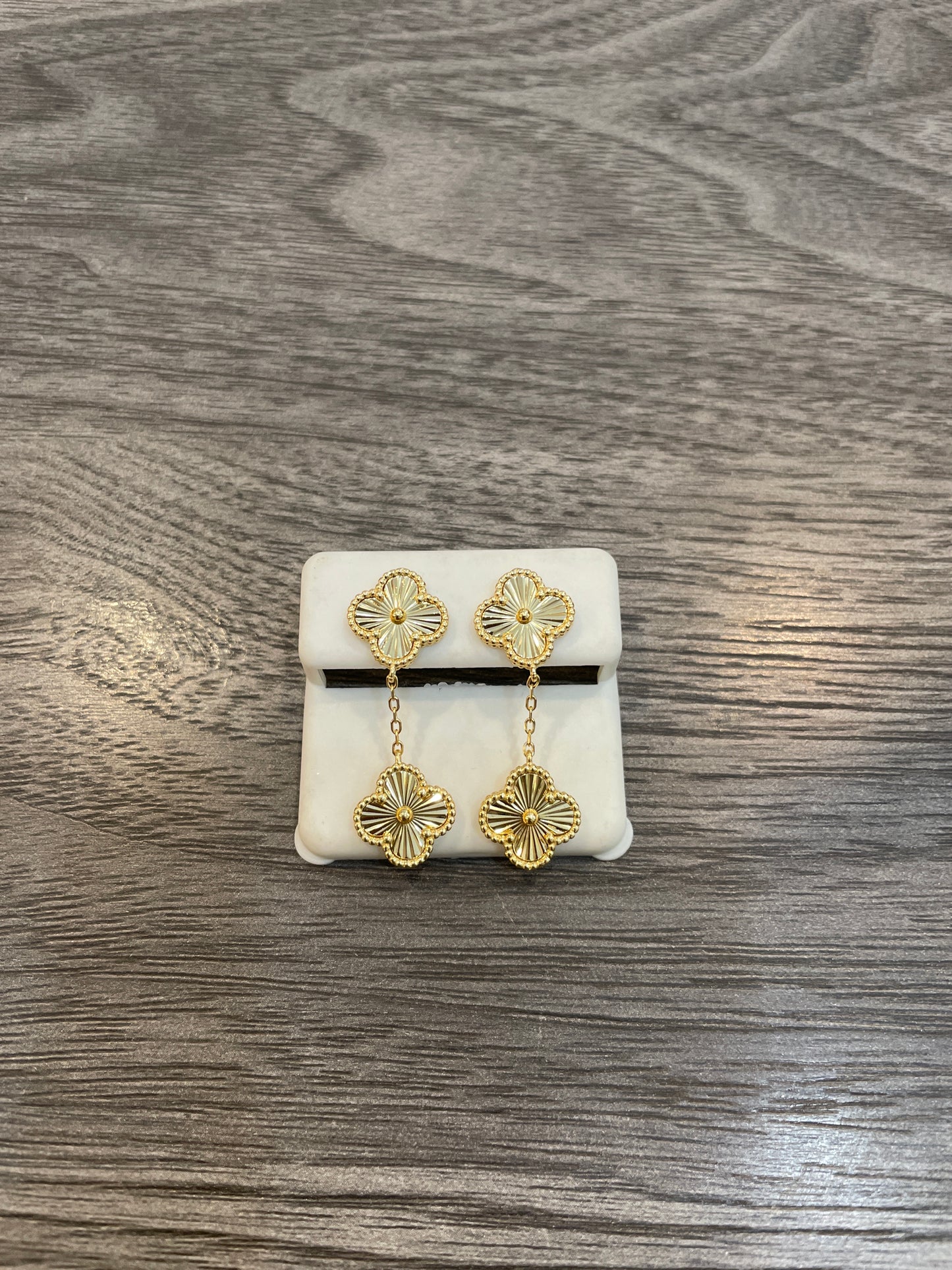 Double Alhambra Flora Earrings