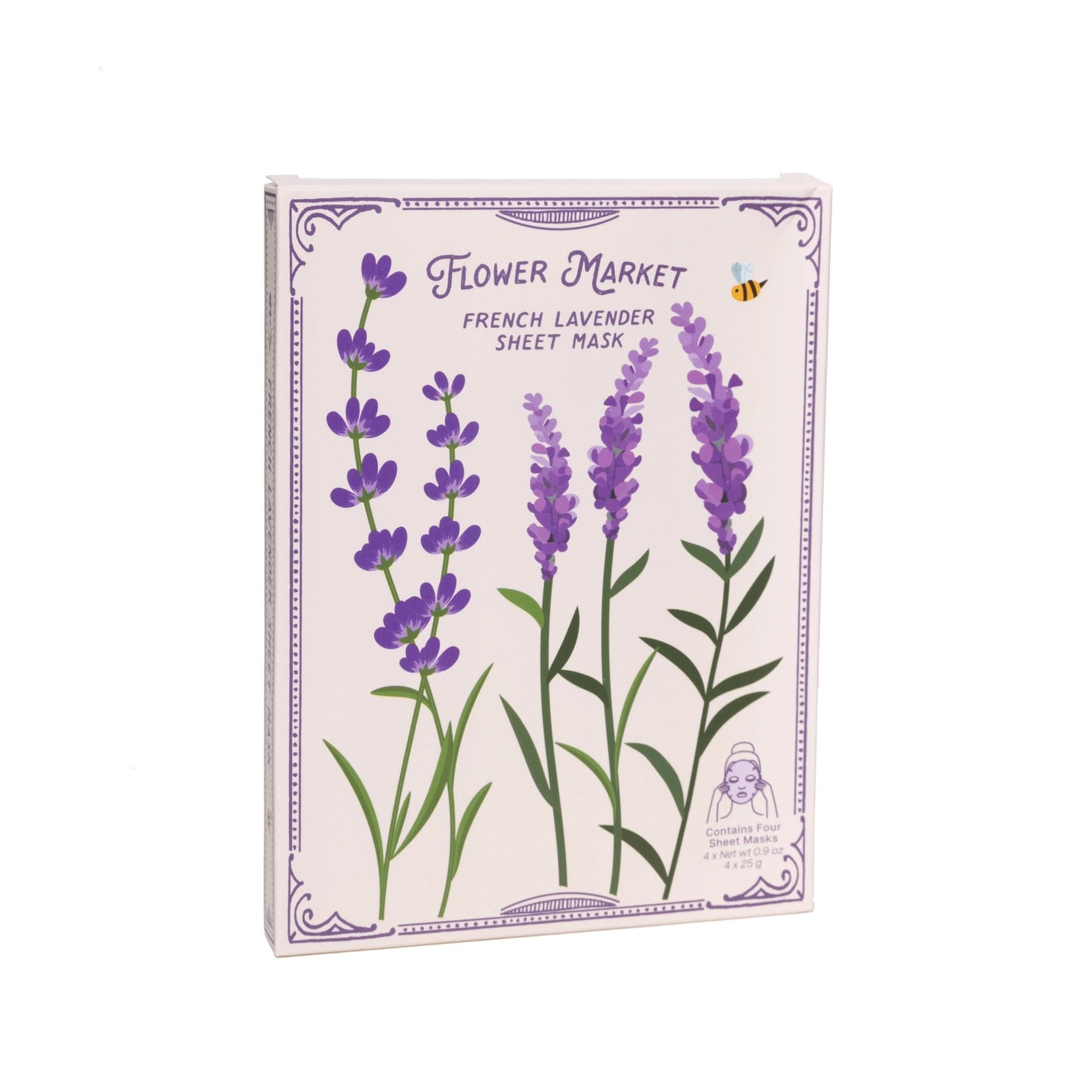 French Lavender Sheet Mask – Natural, Soothing, Paraben-Free