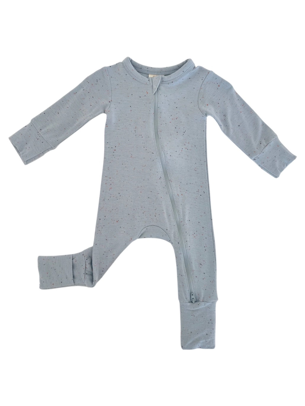 Glacier Speckle 2-Way Zip Romper