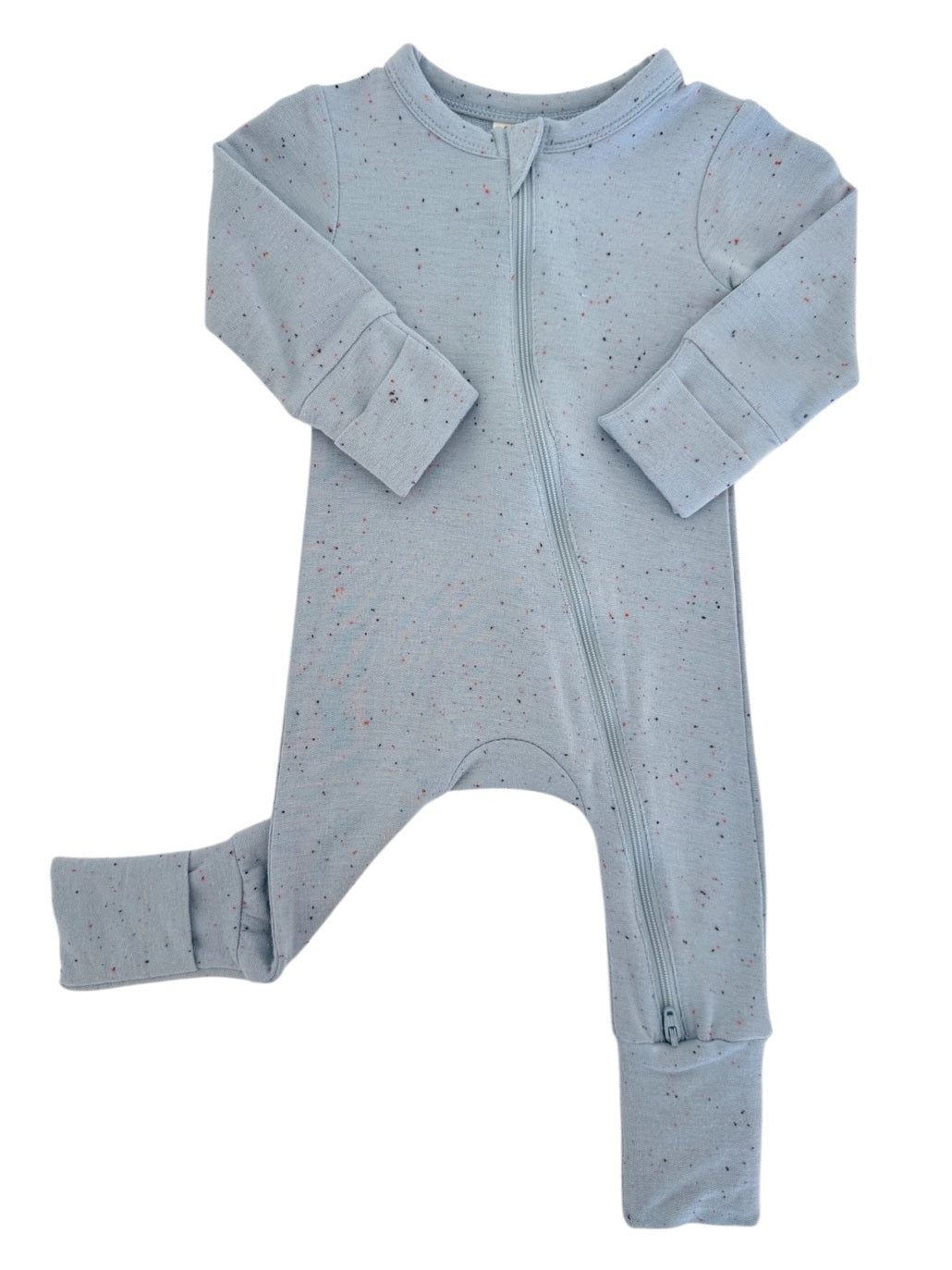 Glacier Speckle 2-Way Zip Romper