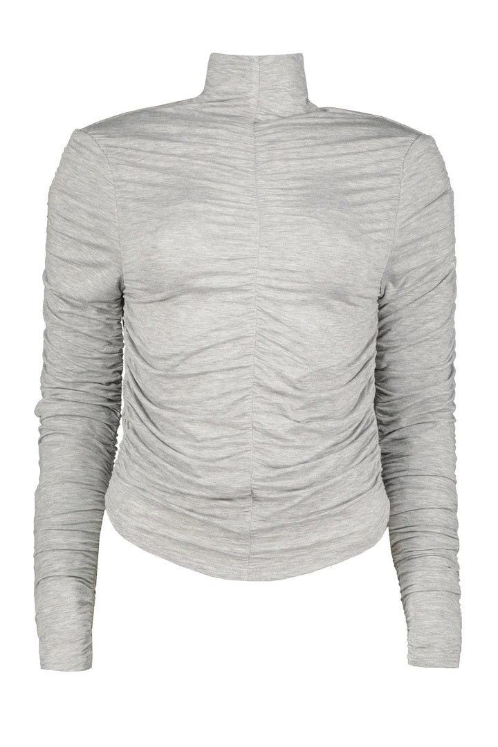 Simone Ruched Turtleneck