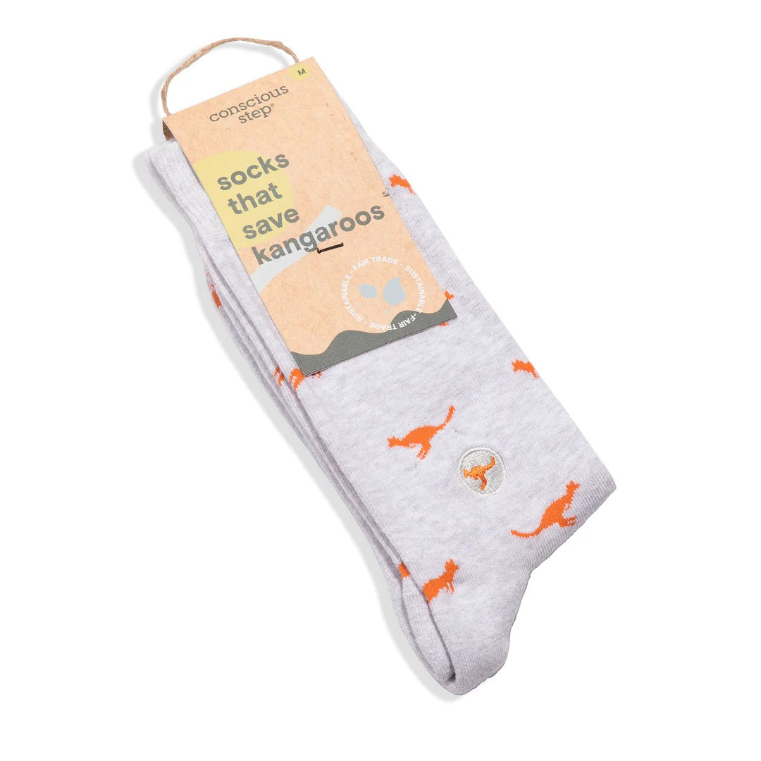 Conscious Step, Socks That Protect Kangaroos - Jumping Kangaroos