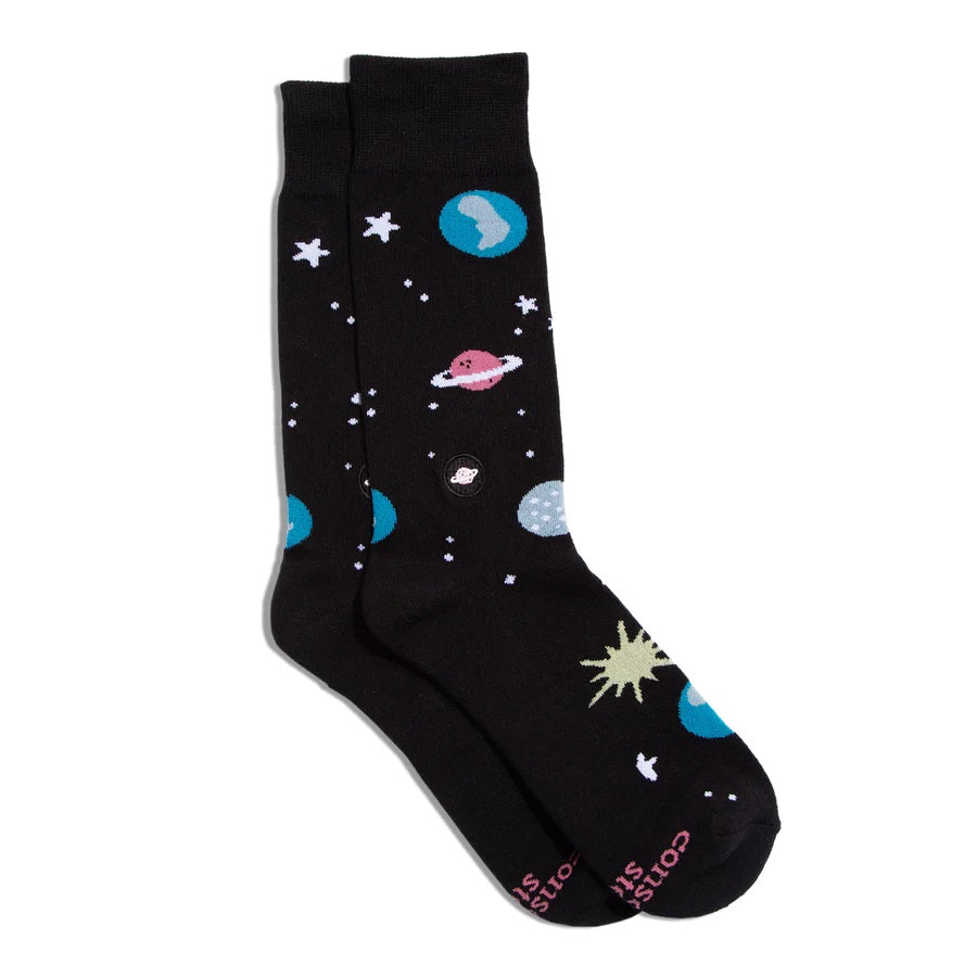Conscious Step, Socks That Support Space Exploration - Distant Galaxies - Boutique Dandelion