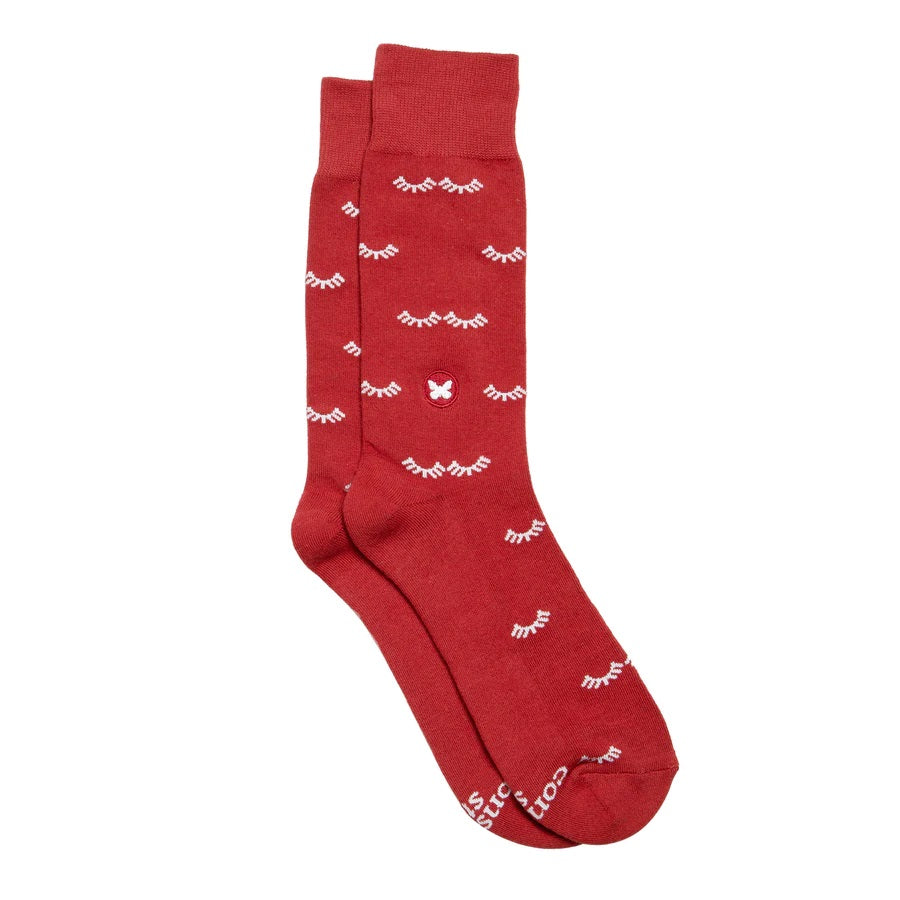 Conscious Step, Socks that Stop Violence Against Women - Bat An Eye - Boutique Dandelion