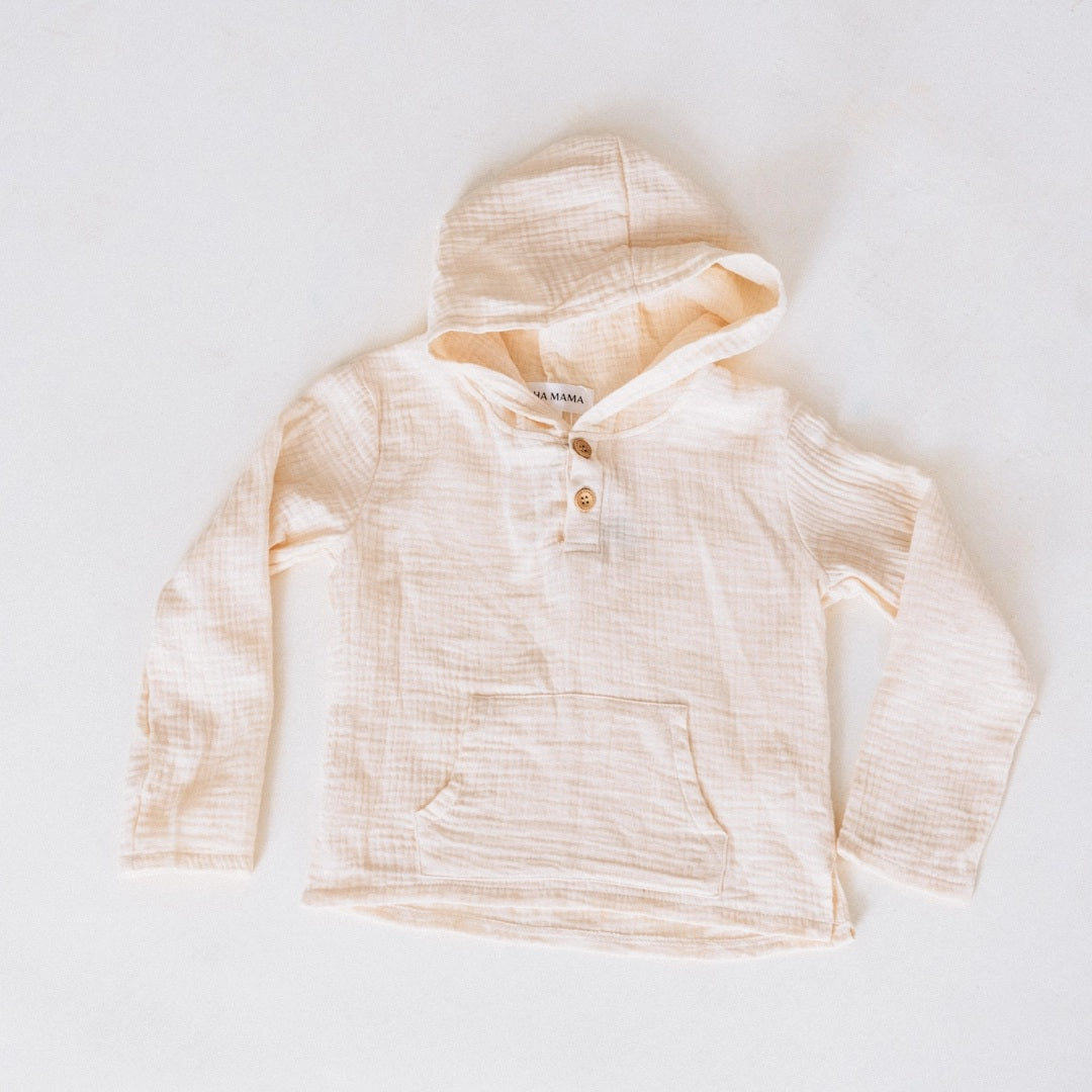 Mommy & Son Muslin Hooded Shirt - Child