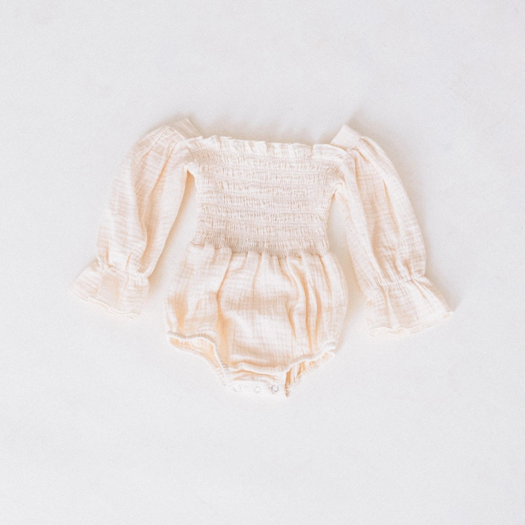 Mommy & Me Muslin Puffed Sleeve Dress - Infant