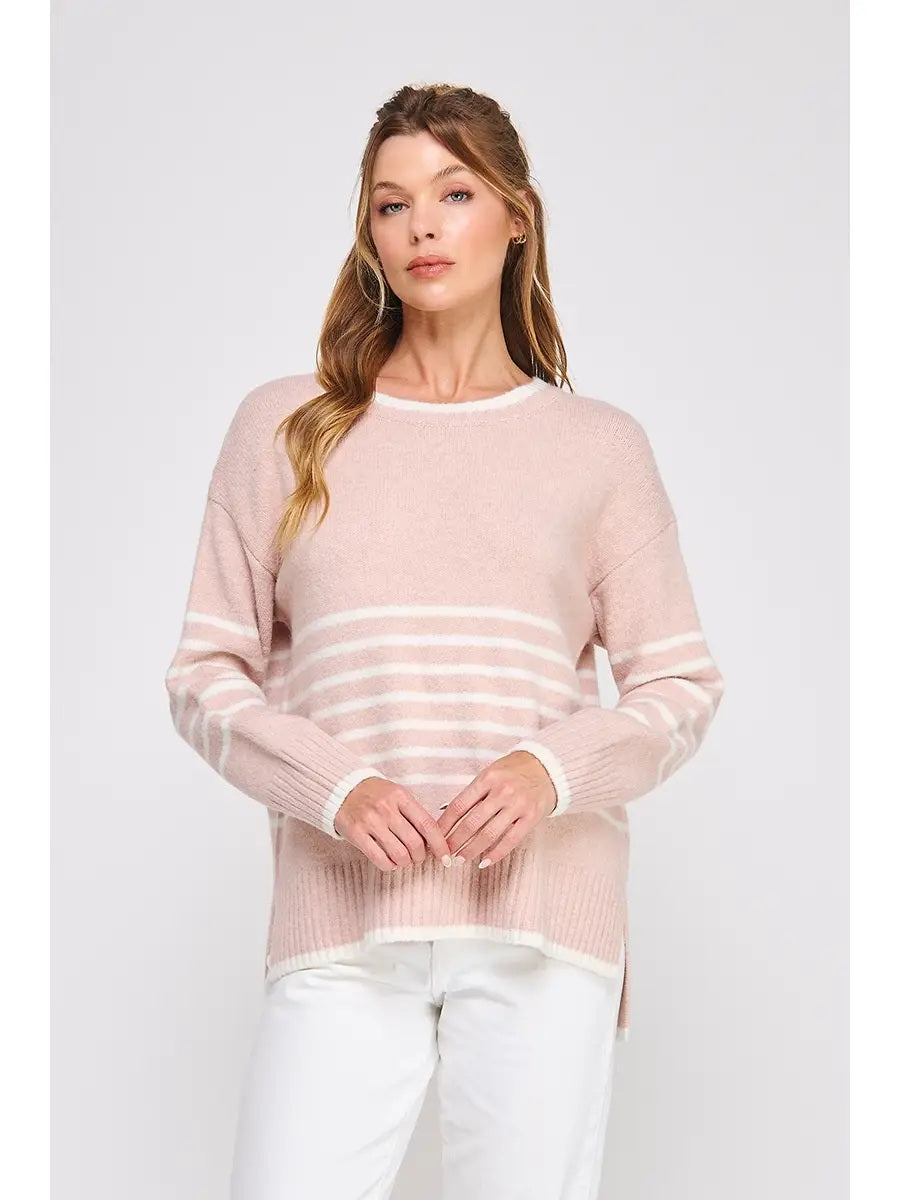 Placement Stripe Sweater