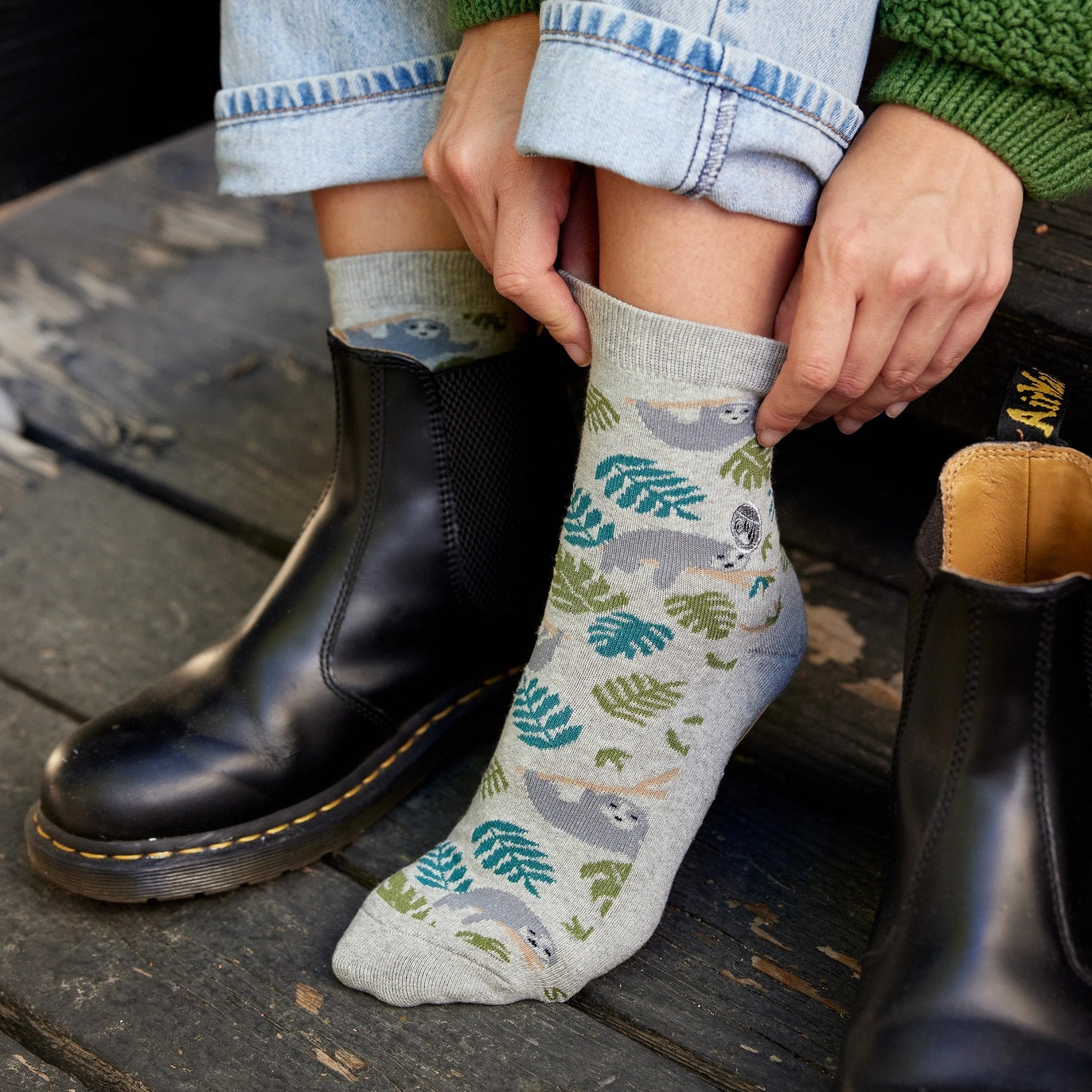 Quarter Socks That Protect Sloths - Friendly Sloths