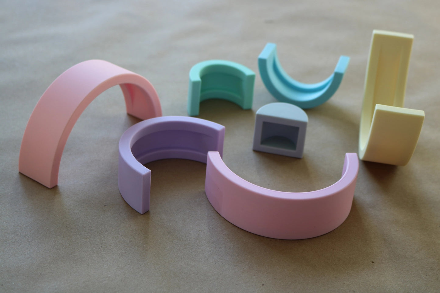 Silicone Stacking Rainbow