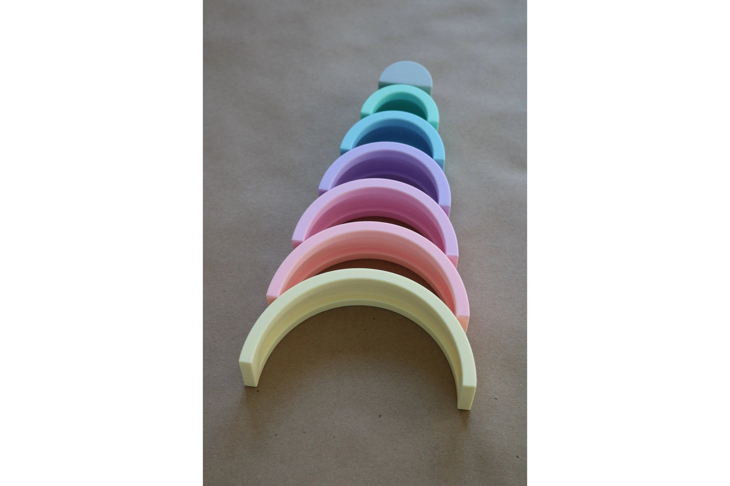 Silicone Stacking Rainbow