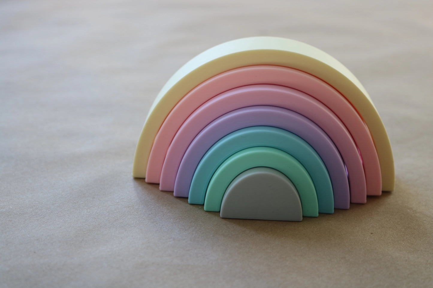 Silicone Stacking Rainbow