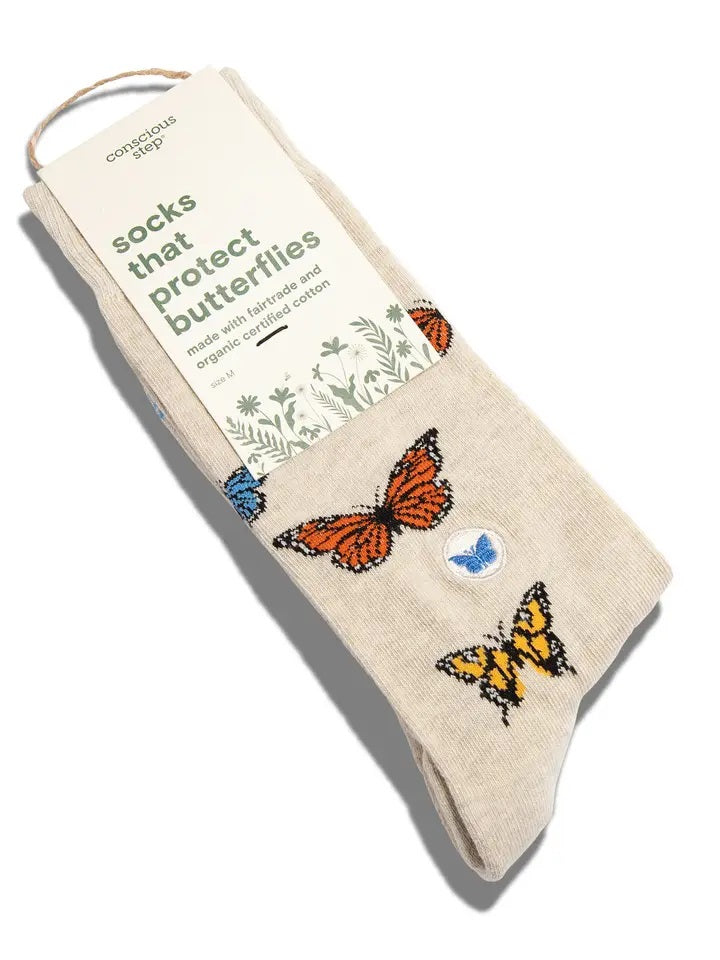 Conscious Step, Socks That Protect Butterflies - Butterfly Garden