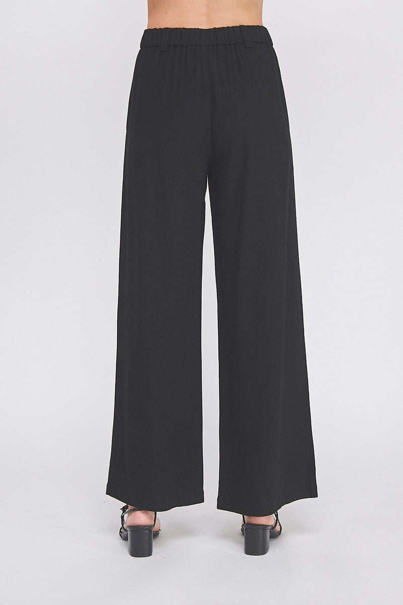 Linen High Waisted Palazzo Pants