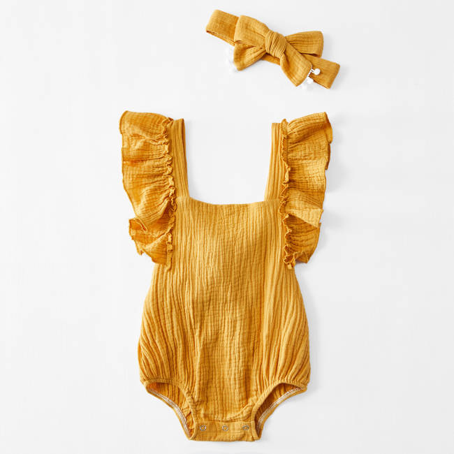 Mommy & Me Yellow Maxi Matching Dress - Infant