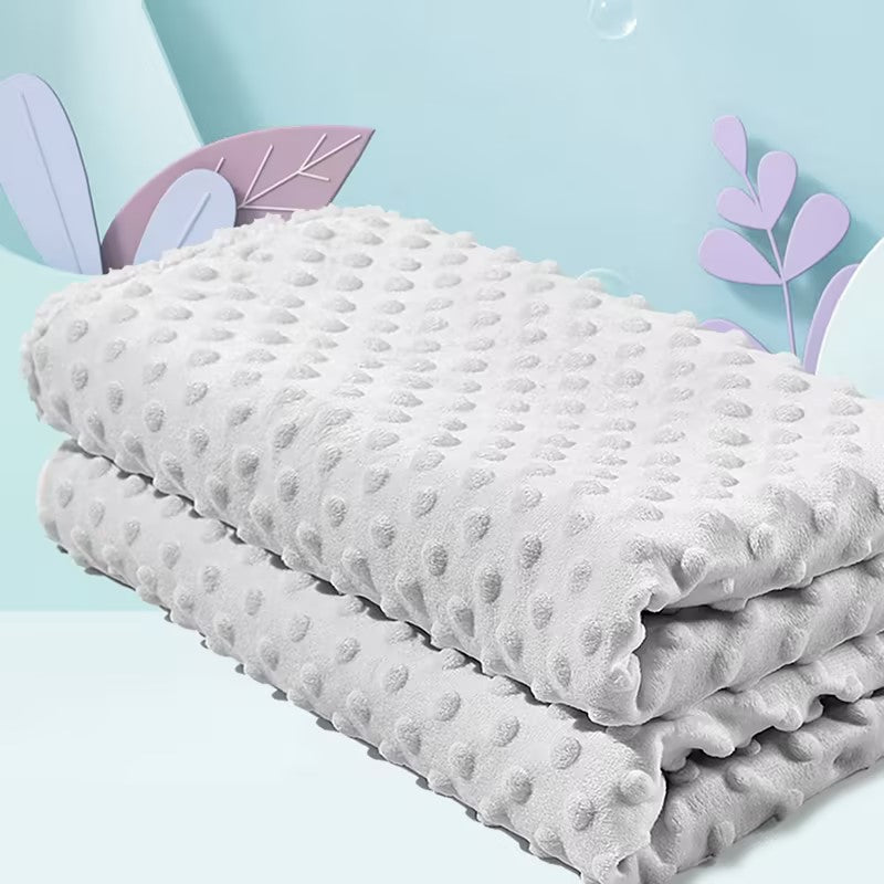 3D Polka Dot Lamb Cashmere Baby Blanket