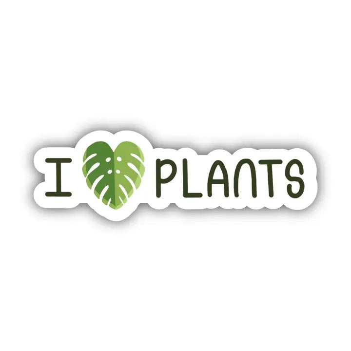 Big Moods, I Heart Plants Vinyl Sticker