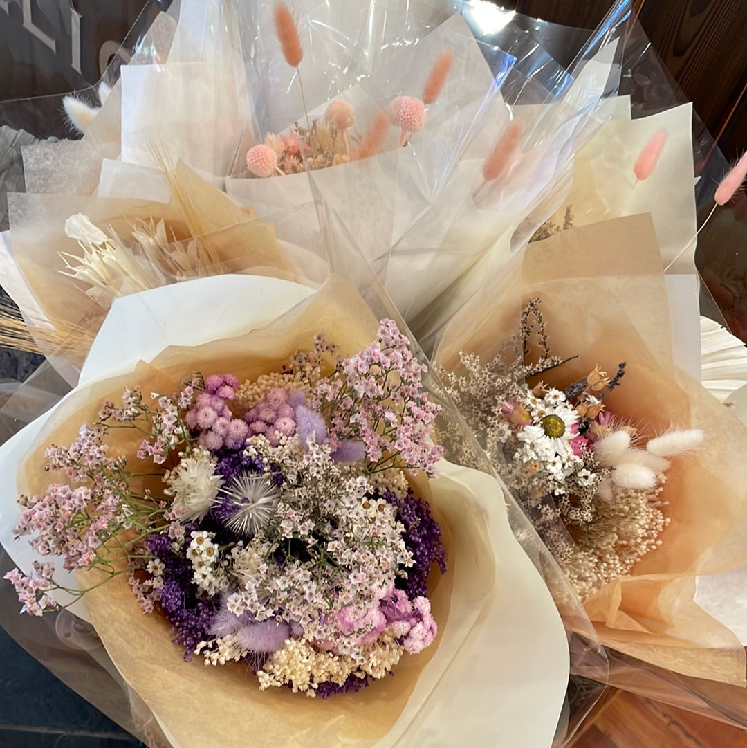 LLB Florals, Dried Wrap Bouquet