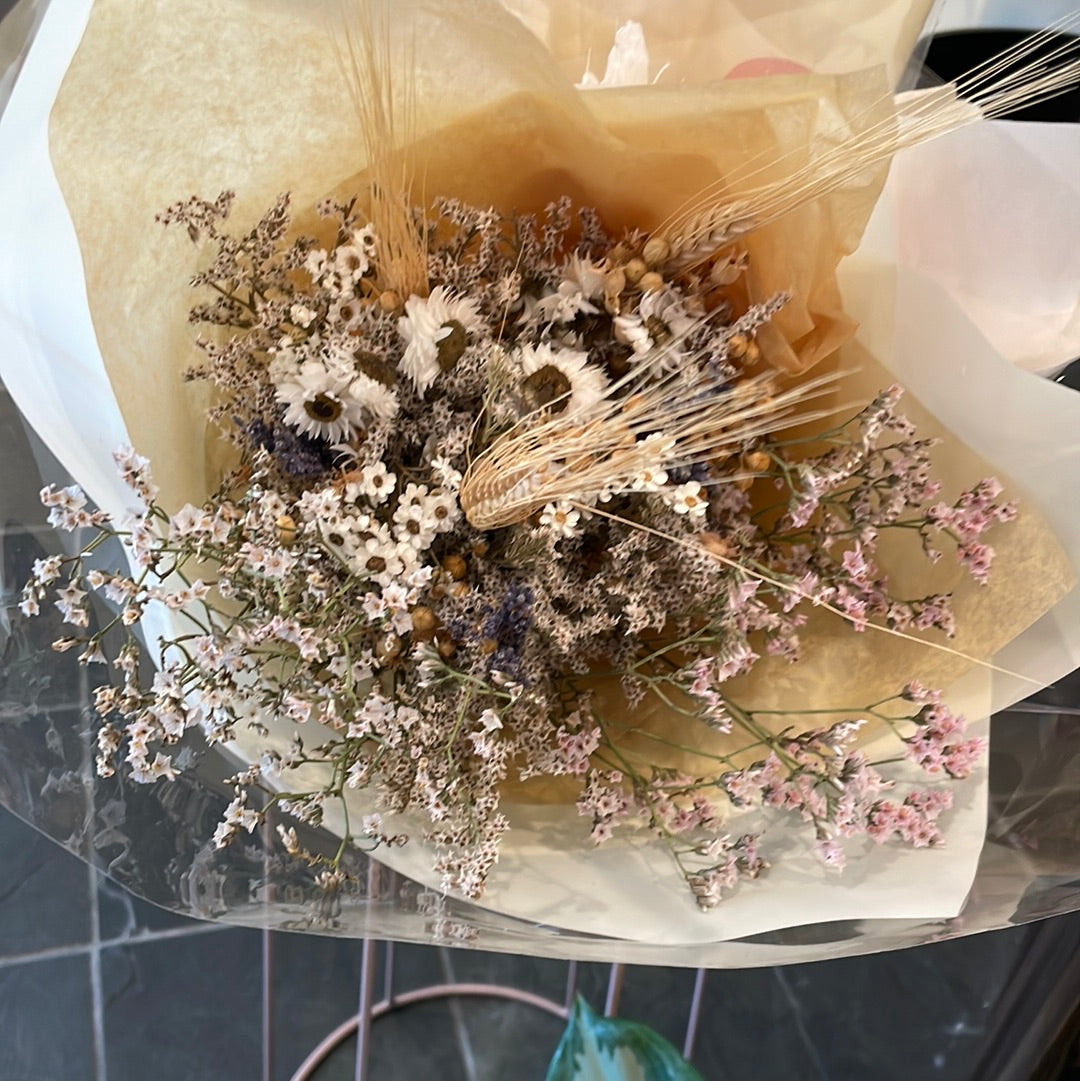 LLB Florals, Dried Wrap Bouquet