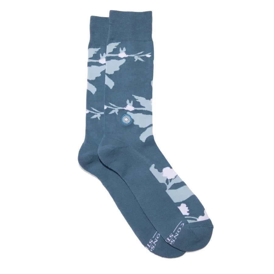 Conscious Step, Socks That Support Mental Health - Soft Florals - Boutique Dandelion