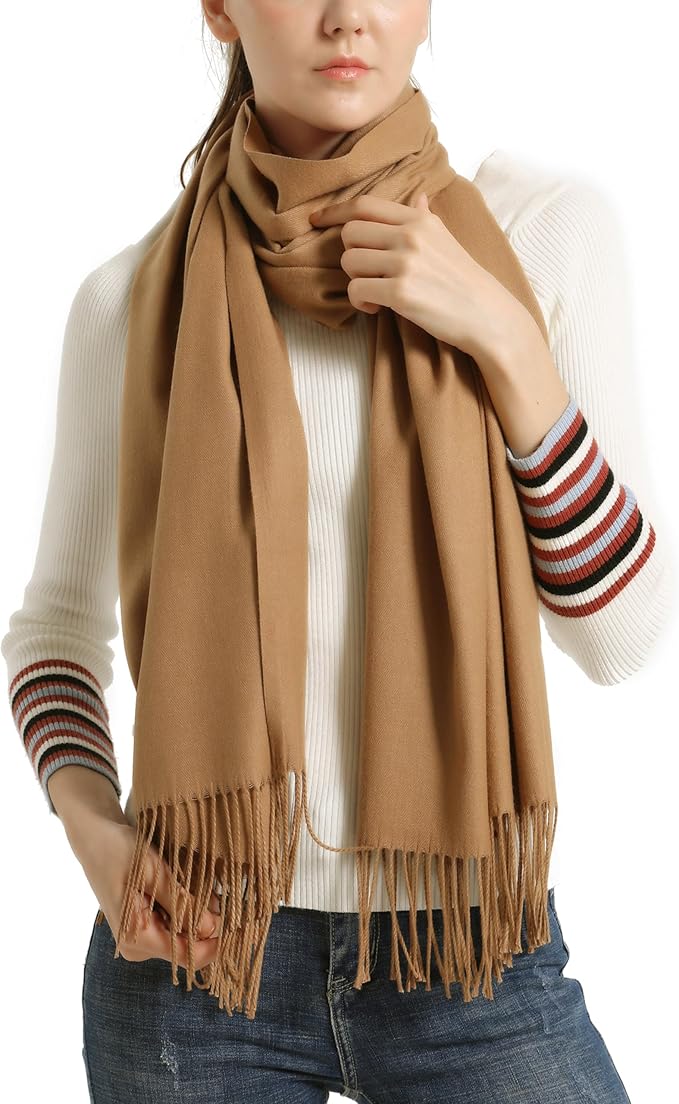 Pashmina Cashmere Blend Scarf Wrap