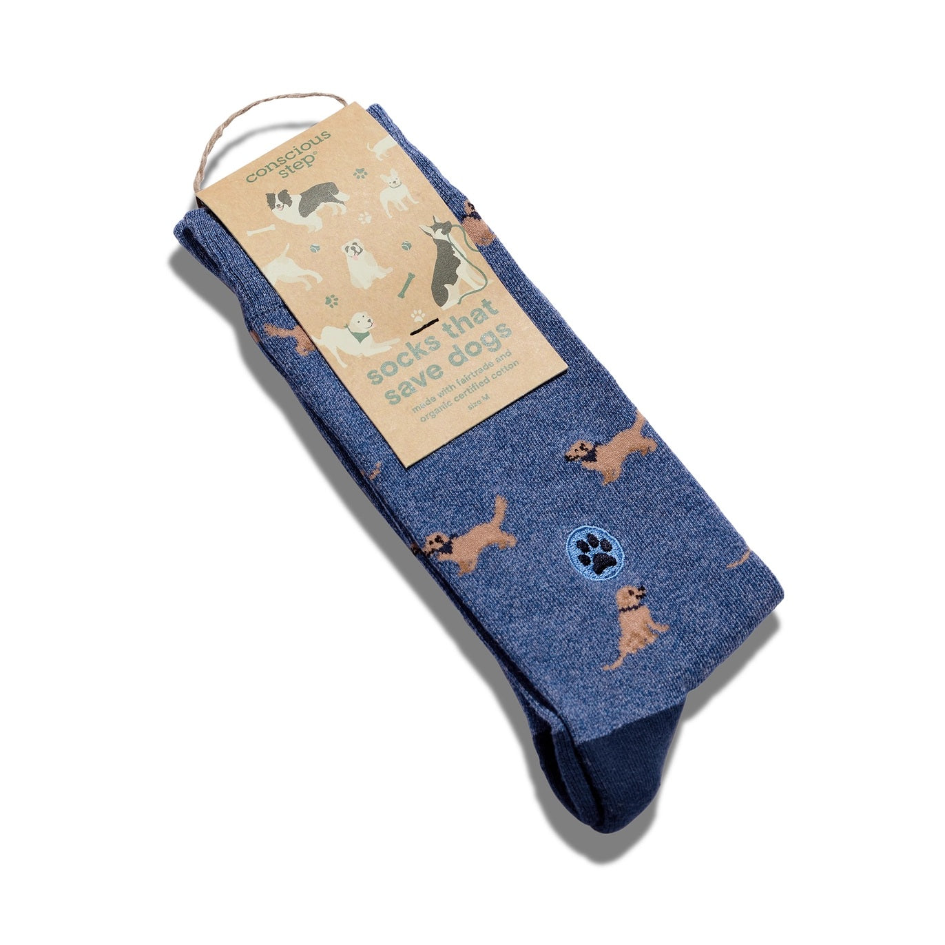 Conscious Step, Socks That Save Dogs - Life Is Golden